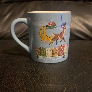 Christmas Mug with Santa and Reindeer